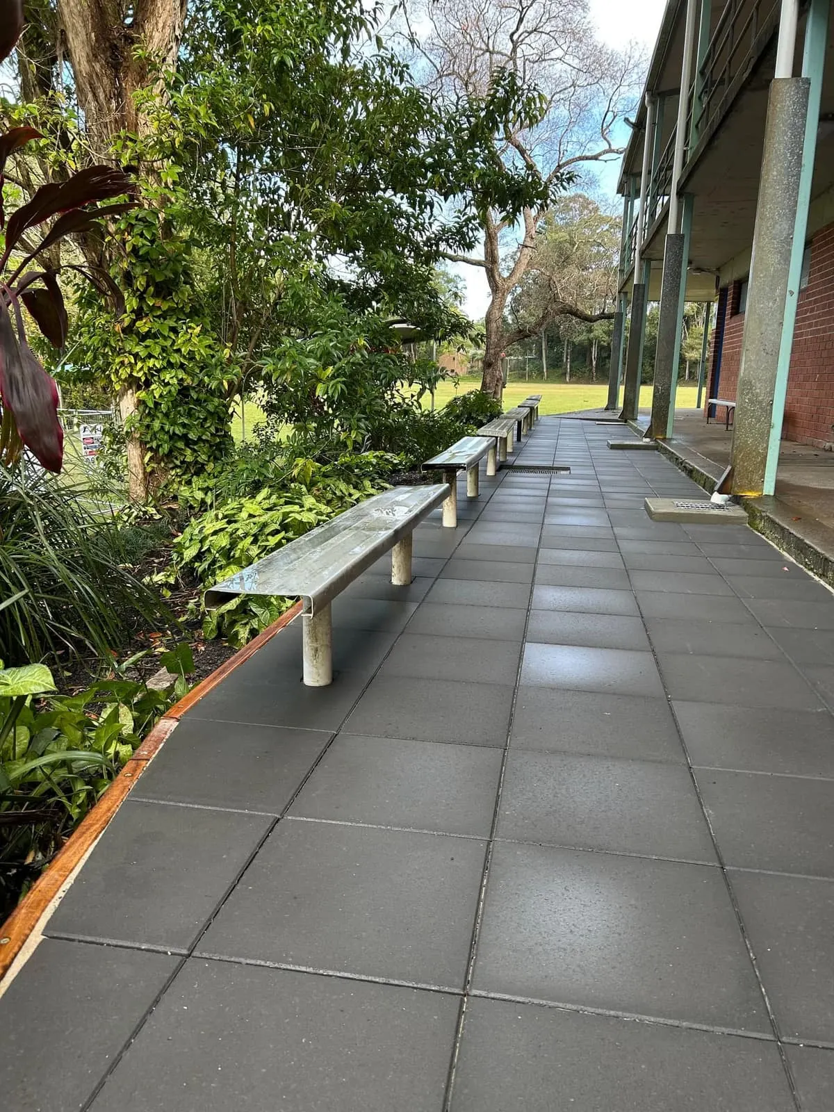 Paved walkway and garden beds completed at Bellingen High School